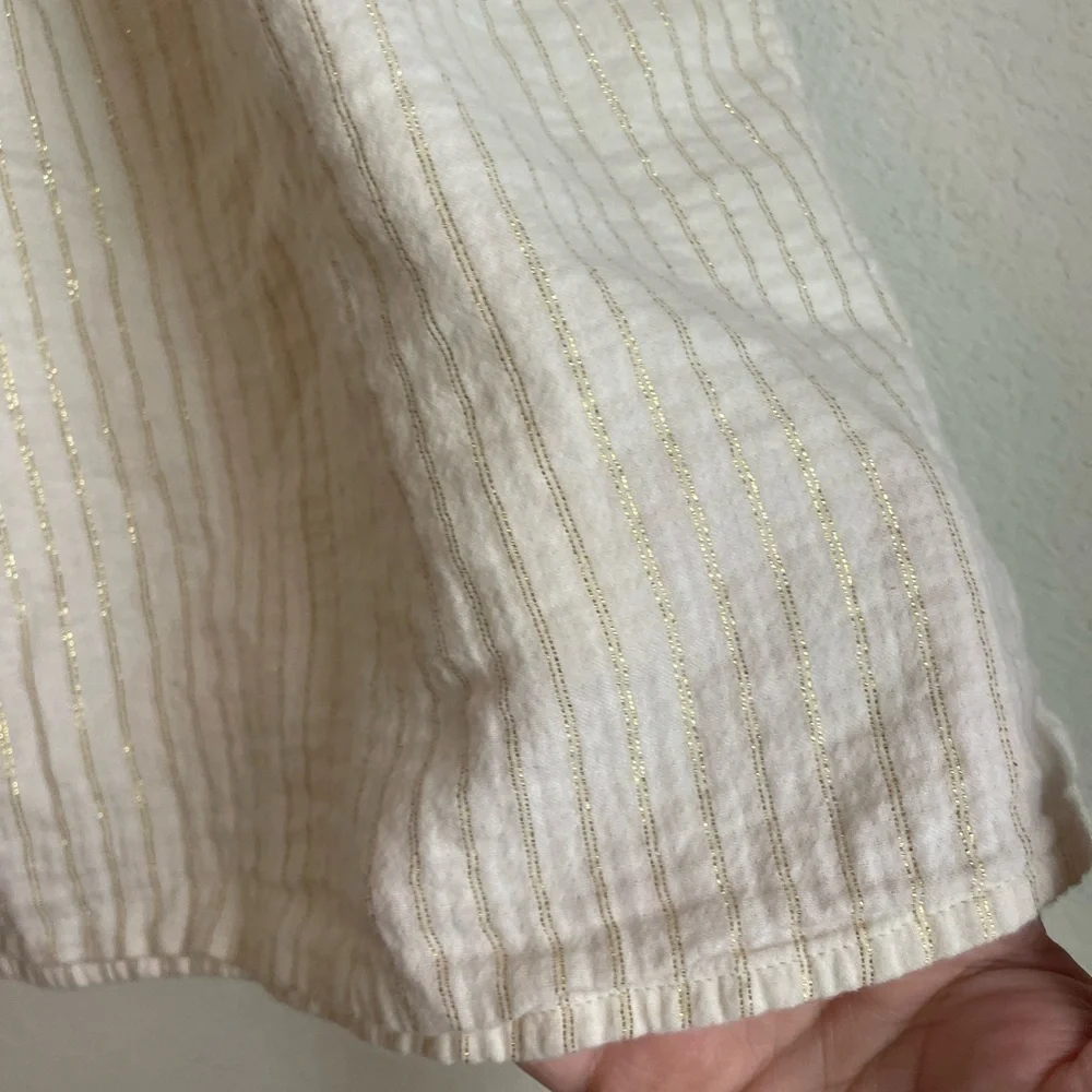 GAP Toddler Crinkle Gauze Shiny Stripes dress size 4